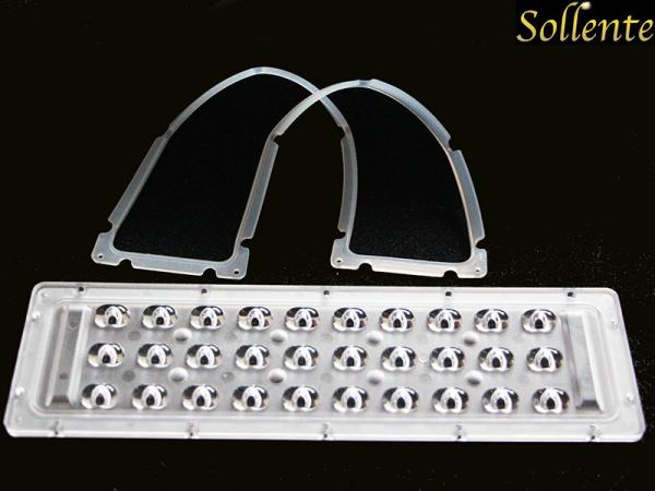 Cheap Cree Optical LED Lens Array Replacement Type 2 30W 78*132 Degree for sale