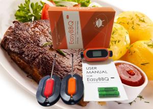 APP Smart Control Smart Wireless Bbq Thermometer Mobile Operated Programmed With Timer