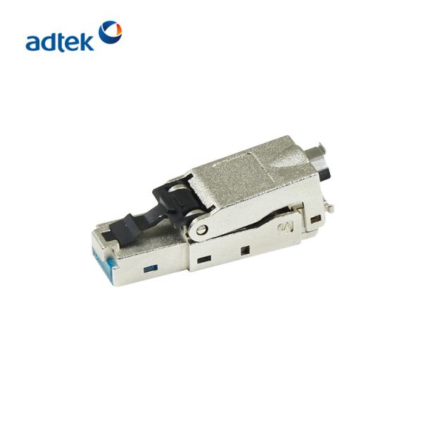 Cheap RJ45 8P8C Tooless Cat6 Shielded Keystone Jack T568A / T568B for sale