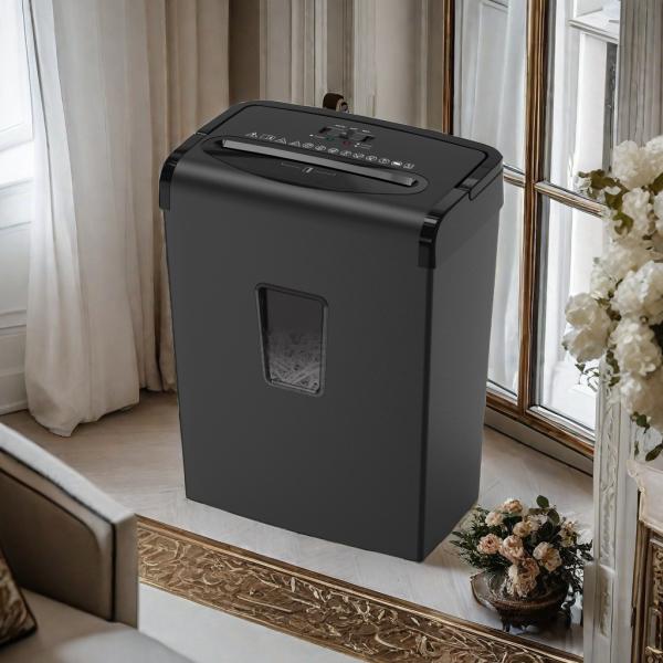 Cheap Overheat Stop  20L Bin Capacity Office Paper Shredder With 2.0m/Min  Speed for sale