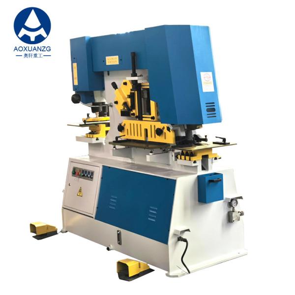 Cheap Q35Y-16 Hole Puch Cutter Bar Angel Shear Hydraulic Punching Machine Ironworker 16mm Thickness for sale