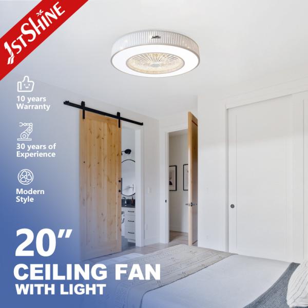 Cheap Diameter 20in 15W Motor LED Ceiling Box Fan For Bedroom for sale
