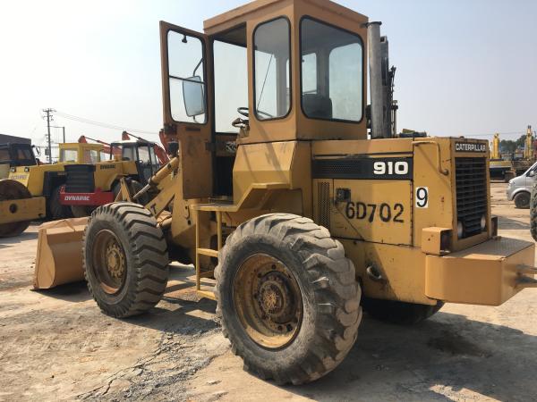 Cheap Second Hand CAT Shovel Loader , CAT 910 Wheel Loader Original Color / Engine for sale