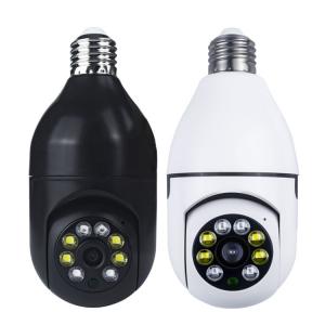 Best 2.4GHz Wireless Wifi Security Cameras , Smart Light Bulb Camera With Motion Detection Alarm wholesale