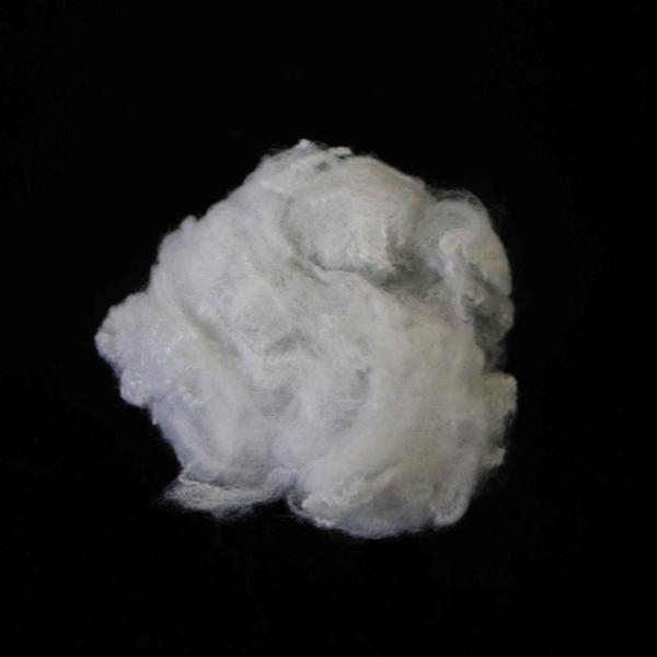 Cheap Solid Recycled Polyester Staple Fibre Matrix Stability PSF Off White 51mm for sale