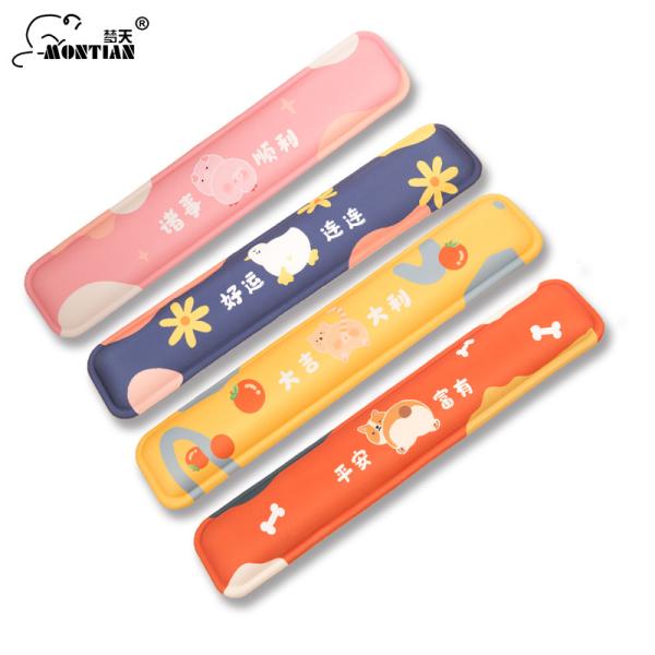 Cheap Cartoon Memory Foam Keyboard Wrist Rest Pad No Cloth Wrapping Design for sale