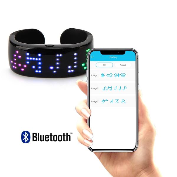 Cheap Smartphone Remote Control Led Bracelet APP Editing Message Drawing for sale