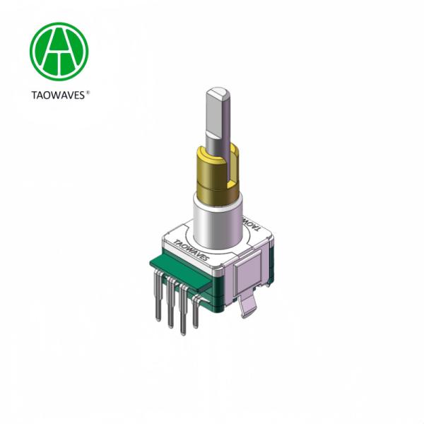 Cheap EC11 Dual Shaft Rotary Encoder Switch Double Metal Shaft Encoder for sale