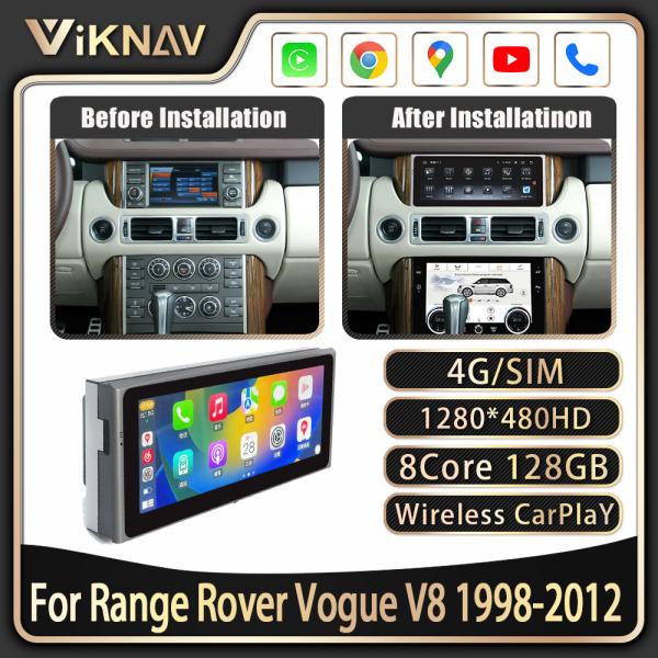 Cheap GPS Navigation Wireless Car Radio Android 10 For Range Rover Vouge V8 L322 1998-2012 for sale