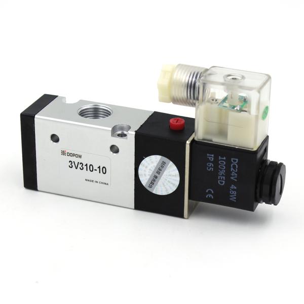 Cheap 3V Series Solenoid Valve Single Coil Pilot Operated Electric 2 Position 3 Port Connection Type for Air Cylinders for sale