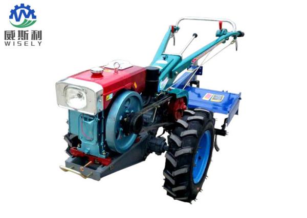 Cheap Rice Harvester Two Wheel Hand Tractor For Large Scale Farm / Paddy Field for sale