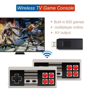 China Dual Controller Wireless Gaming Controller 8 Bit 620 Games 4 Buttons on sale