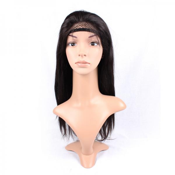 Cheap Tangle Free Brazilian Front Lace Wigs , Silky Straight Wig 14" -32" Length for sale