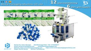 Best Capsules automatic counting packing in 3 side sealing sachet with easy tear notch wholesale