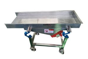 China Portable Small Size Food Grade Stainless Steel Vibratory Feeder with New Shaker Conveyor Suspension on sale