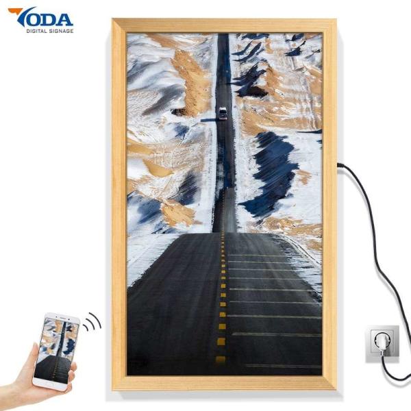 Cheap Realistic Texture Smart Digital Picture Frame , LCD Smart Photo Frame 32 Inch for sale