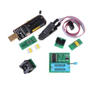 Best EEPROM Flash BIOS USB Programmer SOIC8 Clip+1.8V SPI Flash Memory SOP8 DIP8 Adapter+SOIC8 Adapter SOP8 TO DIP8 Burner Kit wholesale
