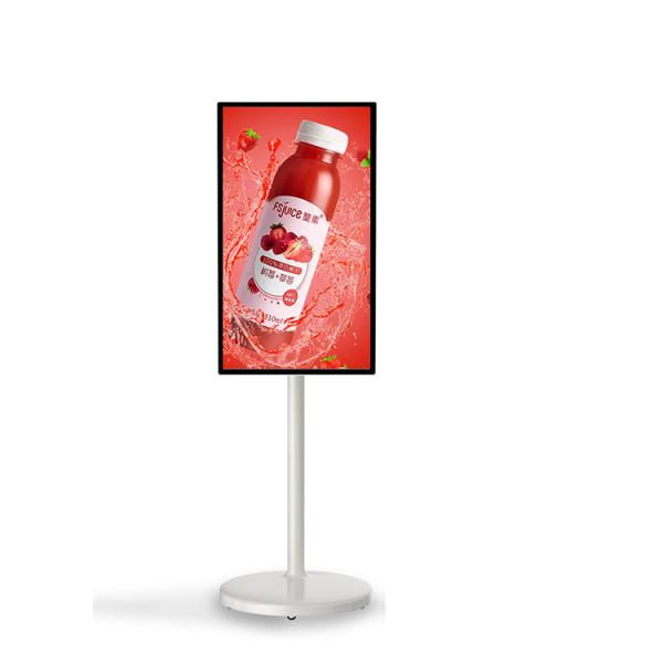 Cheap ODM 32 Inch Battery Power Stand By Me TV Live Room Smart Tv With Removable Scroll Wheels for sale