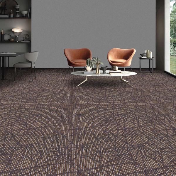 Cheap Nylon  High Low Loop Pile Carpet Tiles 50x50 Anti Static Carpet Tiles for sale