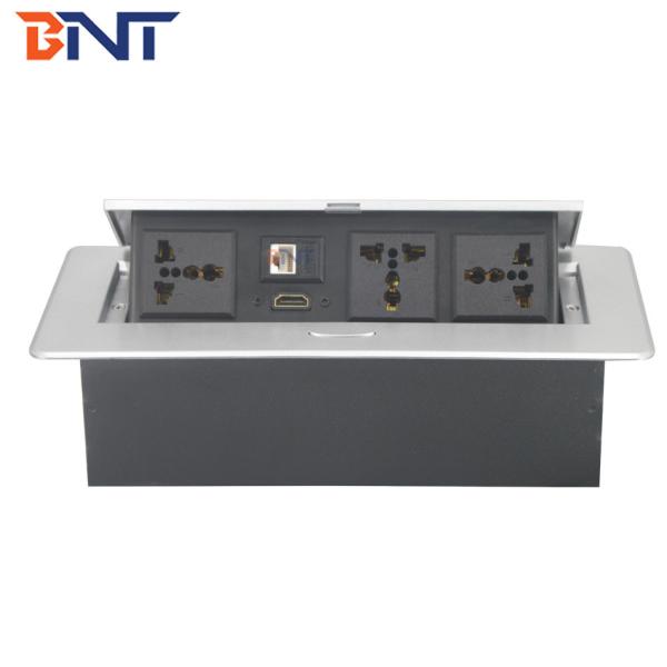 Cheap multimedia conceal style desktop pop up power socket for sale