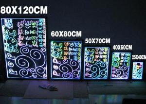 China SMD Scrolling Electronic LED Message Writing Board RGB Color For Retail Store Hotel on sale