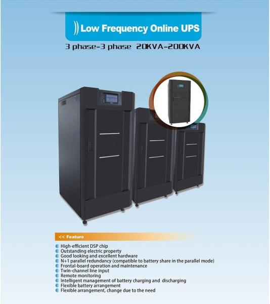 Cheap Low Frequency Online Uninterrupted Power Supply With RS232/USB/SNMP Interface for sale