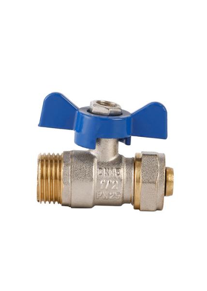 Cheap Nontoxic Forged Tee Handle Ball Valve , Multi Scene High Temperature Ball Valves for sale