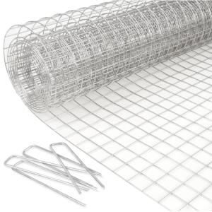 Best Welded Mesh Galvanized Square Chicken Wire Netting for Raised Garden and Rabbit Fencing wholesale
