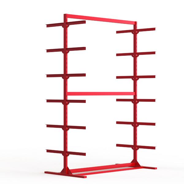 Cheap Double Sides 12 Layers Car Bumper Rack With Adjustable Arms for sale