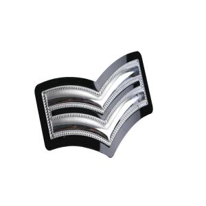 China Zinc Alloy Flag Custom Metal Logo Badges CMYK Printing on sale