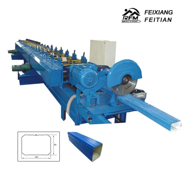 Cheap Rectangular Downspout Roll Forming Machine Easy Operation For Construction for sale
