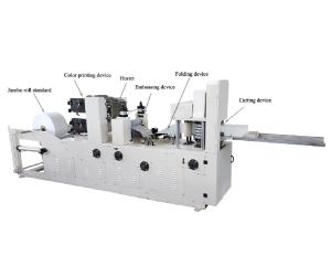 Auto Rectify Roll Slitter , Fully Automatic Napkin Making Machine