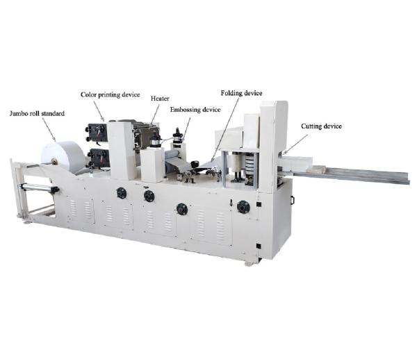Cheap Auto Rectify Roll Slitter , Fully Automatic Napkin Making Machine for sale
