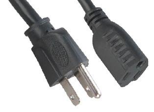 Cheap Standard US Based Grounded Extension Cord Match For Your Computer, PC, Monitor for sale