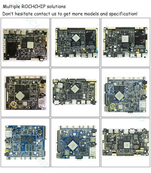 Cheap Bluetooth 4.0 Embedded Android Boards RK3399 Six Core 7"- 84" Display Interface for sale