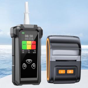 China Accurate Alcohol Breath Analyser With Printer Long Lasting Lithium Battery on sale