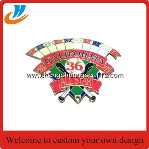 China Custom LED pin badge Fashional Promotional Cheap Led Badge lapel pin on sale