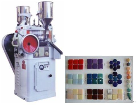 Cheap Glass Mosaic Press Machine , Double Rotary Tablet Compression Machine for sale