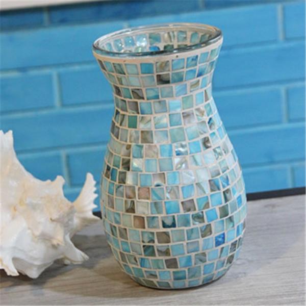 Cheap home decoration vase,new technology Mosaic vase for sale