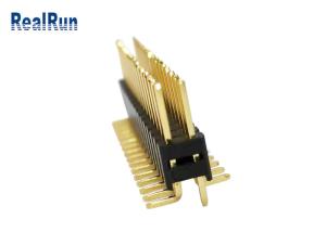 Best PA6T GF Pin Header Connector LCP PBT Dual Row H5.0 Vertical SMT For LCM LED wholesale
