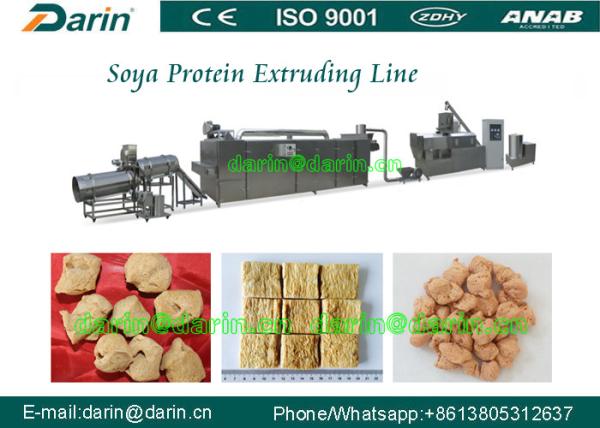 Cheap High Automation Soya Extruder Machine for Extrusion Textured Soya Protein for sale