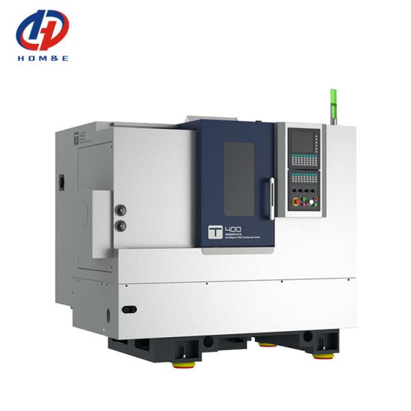 Cheap CNC Automatic Lathe T400 High Rigidity Linear Guide Rails Servo Turret GSK Metal CNC Slant Bed Lathe for sale