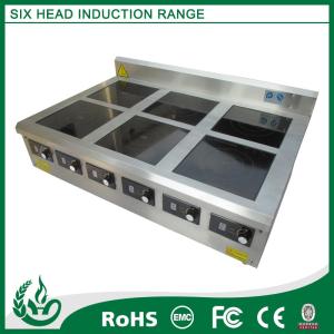 304# 6 Burner Induction Hob Clay Pot Furnace 1200*800*470mm For Hotel