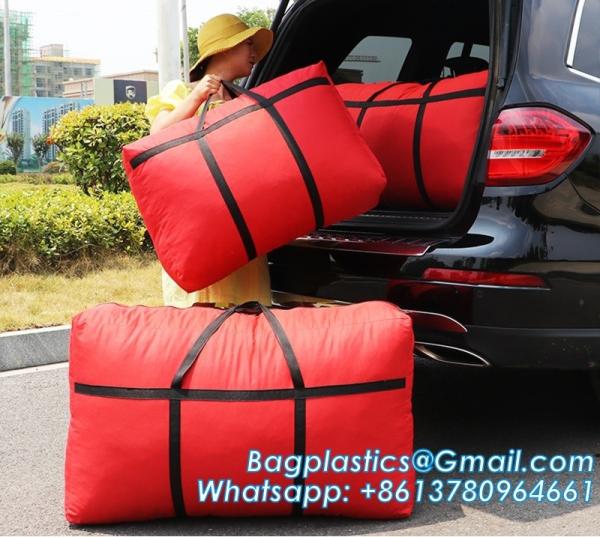 Cheap Heavy Duty Extra Large Moving Bags with Backpack Straps - Strong Handles & Zippers, Storage Totes For Space Saving for sale