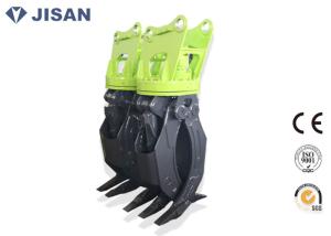 China 360 Degree Rotating Hydraulic Log Grapple For CAT 312CL 314 315 Excavator on sale