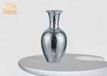 Fiberglass Table Vase Silver Mosaic Glass Vases For Artificial Flowers Home