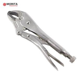China Curved Locking Pliers Chrome Vanadium Steel 4, 5, 7, 10, 12 The Jaws Are Made Of CR-V Steel. on sale