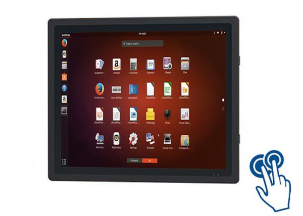 Cheap 17-Inch Integrated Linux Touch Display for Security Systems and Logistics Monitoring for sale