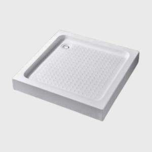 China Custom Square White Acrylic 1200 X 700 Shower Tray Pans Anti Slip Cracking on sale