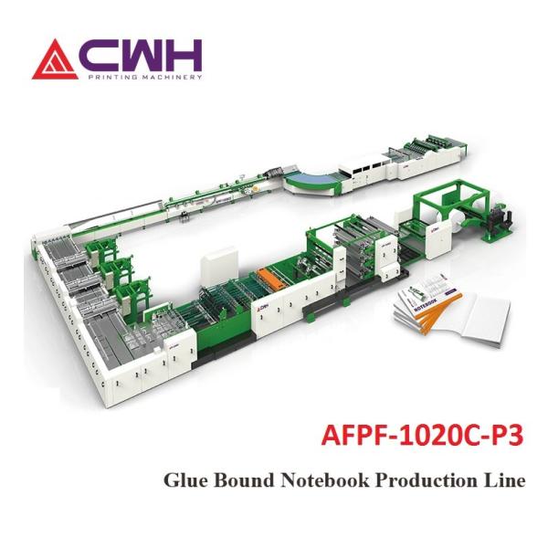 Cheap Fully Automatic  Notebook Making Machine Cold Glue Taped Notebook Production Line for sale